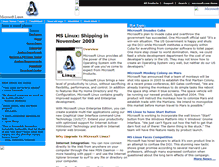 Tablet Screenshot of mslinux.org